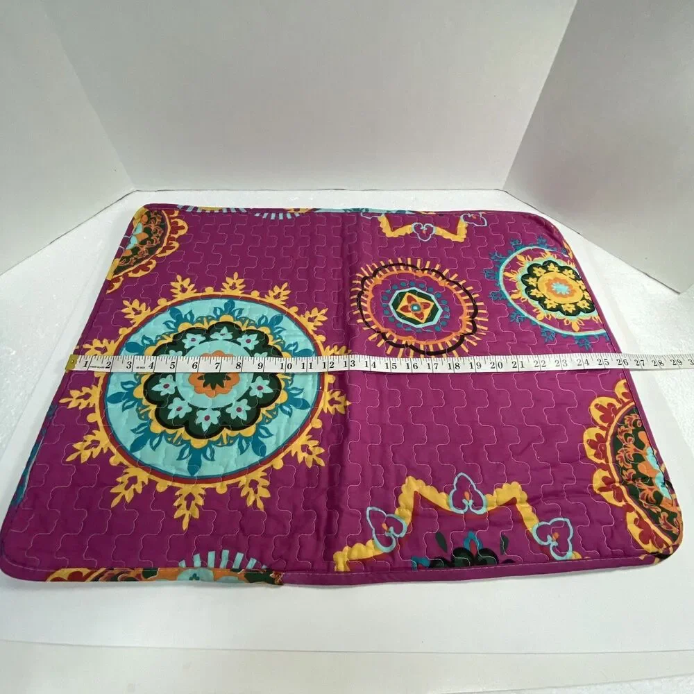 LUSH Brand Pillow Cover Multicolored Boho Hippie Style 26X20 End Zipper Closure